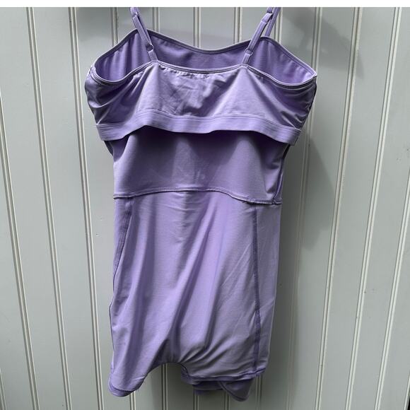 Alo Yoga Alosoft Courtside Tennis Dress Violet Skies Purple Medium Ltd Ed EUC - Picture 10 of 14